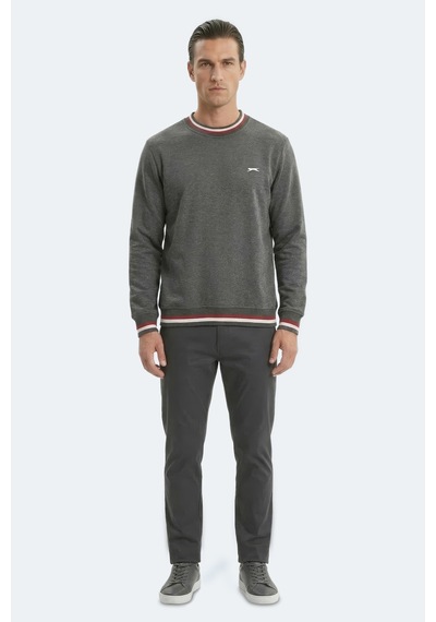 Slazenger Keystone I Erkek Antrasit Sweatshırt