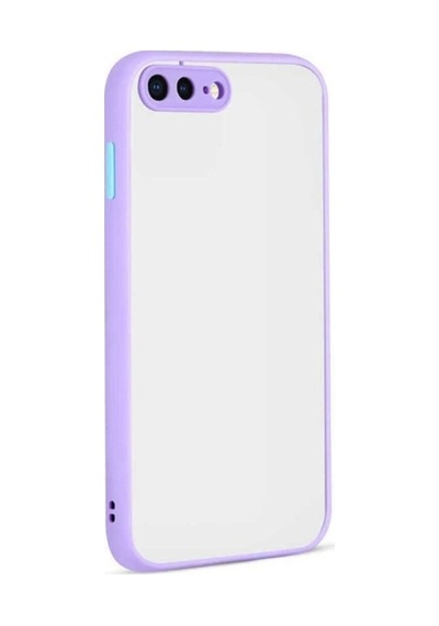 Apple Uyumlu iPhone 8 Plus Kılıf Zore Hux Kapak Lila