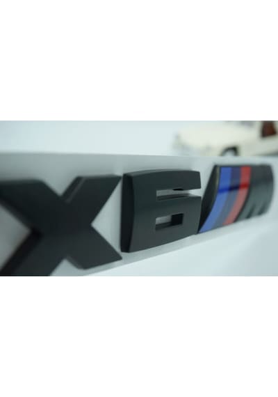 Bmw X6 M Bagaj Siyah Yazı Logo Amblem Ürün