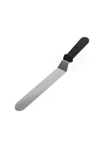 Pasta Sıvama Spatulası Çelik Spatula Hamur Kazıyıcı Kurabiye Dondurma Kaşığı Set Bhl Çelik Gri Diğer