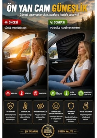 Araç Güneşlik Araba Perdesi Yan Cam Perde Güneş Önleyici Oto İçi Güneşliği İçin Sinekliği Araba Güneşliği 1 53145506