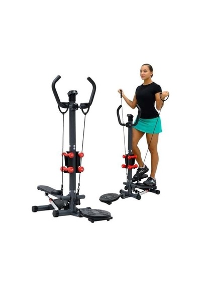 Ckspor Çok Fonksiyonlu Stepper Egzersiz Aleti Twister Diskli Dambıllı Direnç Lastikli Kondisyon Aleti