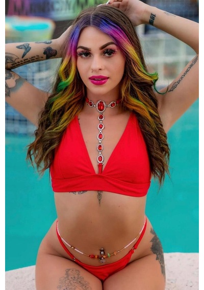 Rose Love Basic Bikini - Kırmızı Kırmızı
