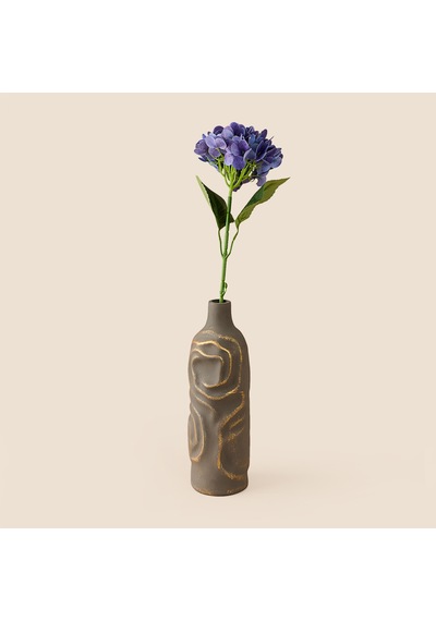 Deco Ortanca Yapay Dal Çiçek - Mor - 66 Cm Çok Renkli