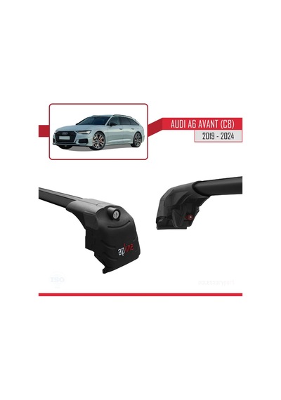 Audi A6 Avant C8 2019 Ve Sonrası İle Uyumlu Ace-2 Ara Atkı Tavan Barı Siyah