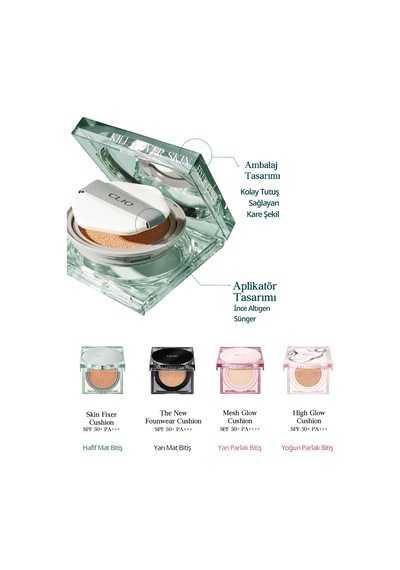 Clio Kill Cover Skin Fixer Cushion SPF50+ 19N Porcelain