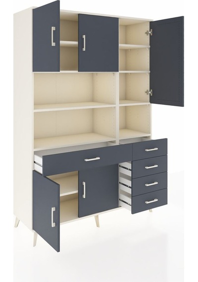 Hyperion Dolap 9 Raflı 5 Çekmeceli 5 Kapaklı 132x44x195 Aytaşı-antrasit/antrasit Antrasıt/antrasıt Hyperion Dolap 9 Raflı 5 Çekmeceli 5 Kapaklı 132x44x195 Aytaşı-antrasit/antrasit Antrasıt/antrasıt