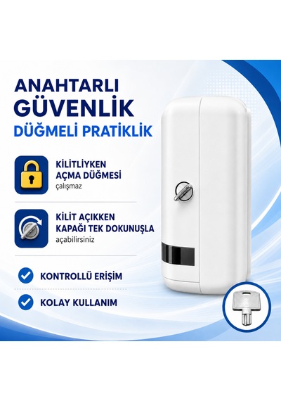 Mulpex Z Katlamalı Kağıt Havlu Dispenseri Beyaz 27 21 Cm Vidalı Ve Yapışkan Montaj