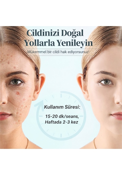 Hymark Yüz Ve Boyun Güzellik Cihazı 7 Renkli Led Yüz Maskesi Seti Foton Cilt Bakım Işık Terapisi