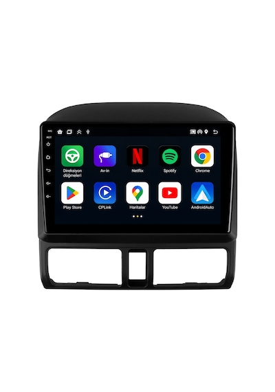 Honda Cr-v 2002-2006 Android Multimedya Carplay Android Auto Navigasyon 10gb Ram 256gb Pro 9"
