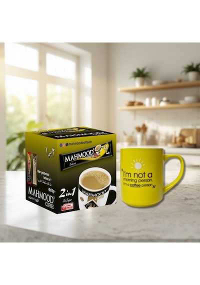 Mahmood Coffee 2si 1 Arada Kahve 48'li + Kupa Bardak