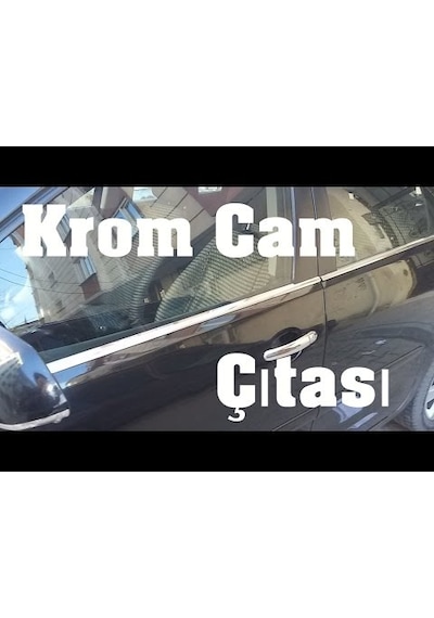 Chevrolet Cruze Sedan Cam Çıtası Paslanmaz Çelik Krom 6 Prç