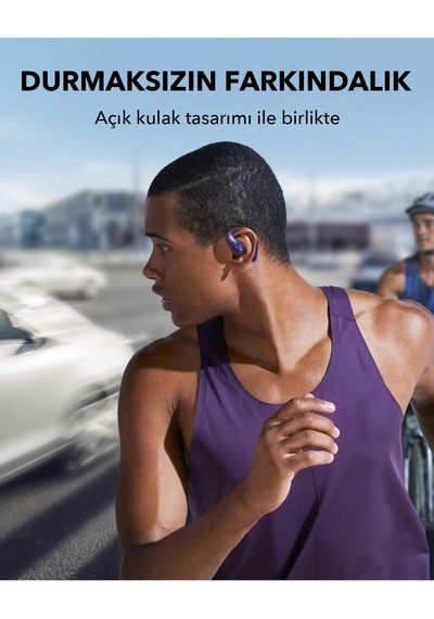Anker Soundcore Aerofit Pro Kulaklik Mor A3871