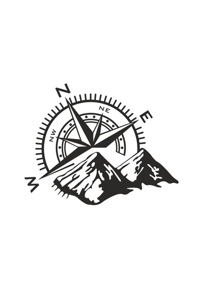Off Road Adventure Pusula Kamp Camping Offroad Sticker