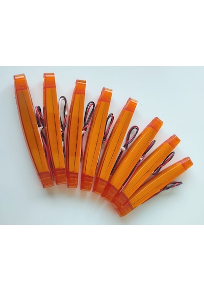 12 Adet Neon Led Lamba Slim Model Turuncu 12-24 Volt