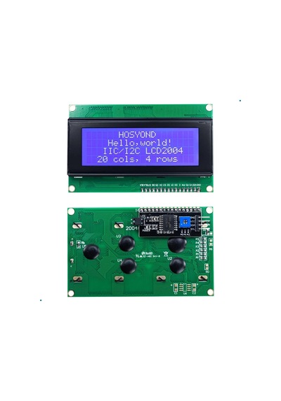 4x20 Mavi Lcd Ekran I2c Bağlantılı 20x4 Display Blue
