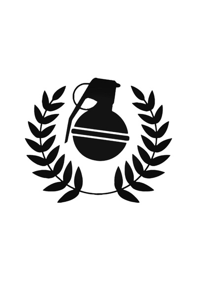 Grenade Army Duvar Dekor Sticker 40 X 32 Cm