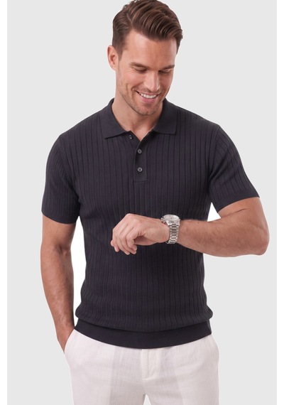 Rizzup Erkek Regular Fit Rahat Kesim Düğmeli Lacivert Polo Yaka Triko Tişört Yumuşak Likralı 2608210 Rizzup Erkek Regular Fit Rahat Kesim Düğmeli Lacivert Polo Yaka Triko Tişört Yumuşak Likralı 2608210