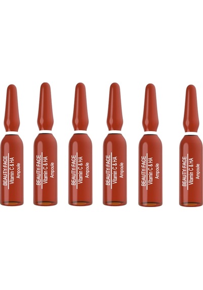 Beauty Face Vitamin C Ha Ampul Serum 6 x 2 ML