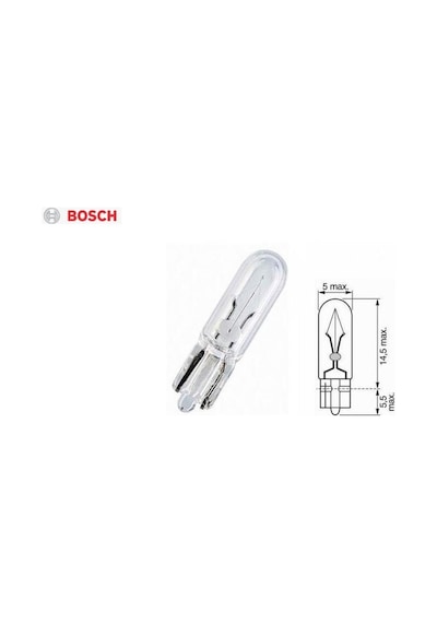Bosch  12V Dipsiz Ampul T5 1.2W N11.4652