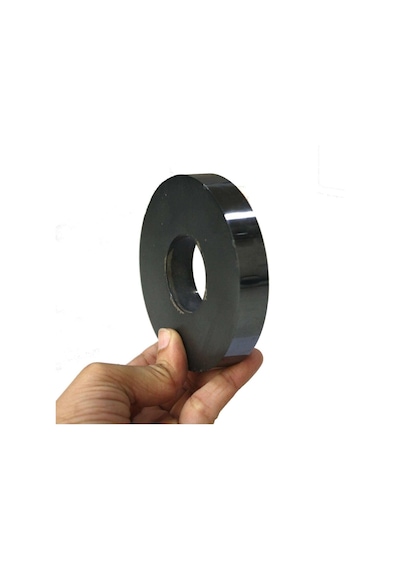 Dünya Magnet Mıknatıs, 80mm X D40mm X 15mm Güçlü Ferrit Kömür Seramik Halka Mıknatıs