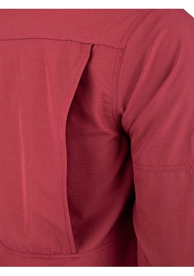 Outdoor Tactical Gömlek Esnek Fit Erkek Tacflex02 Bordo