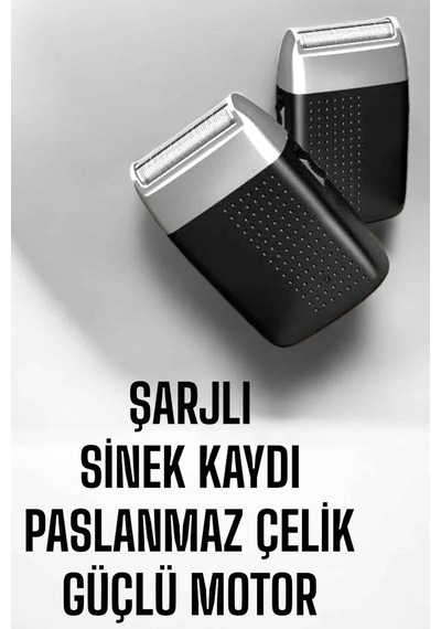 Tıraş Makinesi Sinek Kaydı Paslanmaz Çelik Taşınabilir Şarjlı Diğer