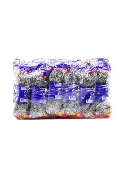 Bella House K-7392 Bulaşık Top Teli Uzun Saplı 3+1 - 12'li Paket