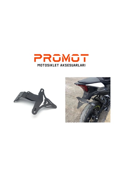 Motor Plakalık Cf Moto 250 Sr Katlanmaz Plakalık Sinyal Bağlantılı Tüm Modellere Uyumlu