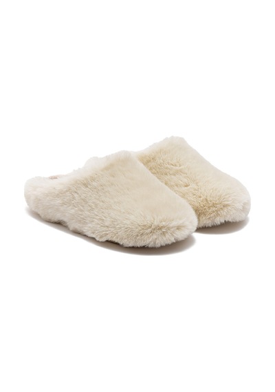 Twigy Stone Kadın Peluş Ev Terliği Bej 37/41 Bej