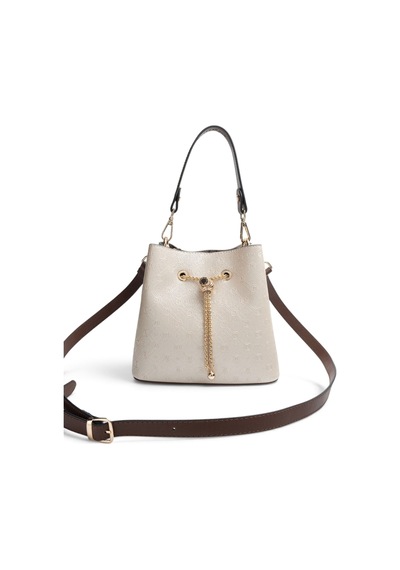 Silver & Polo Silver Polo Bej - Kahve Logolu Kadın Çapraz Çanta Sp1266 Bej - Kahverengi