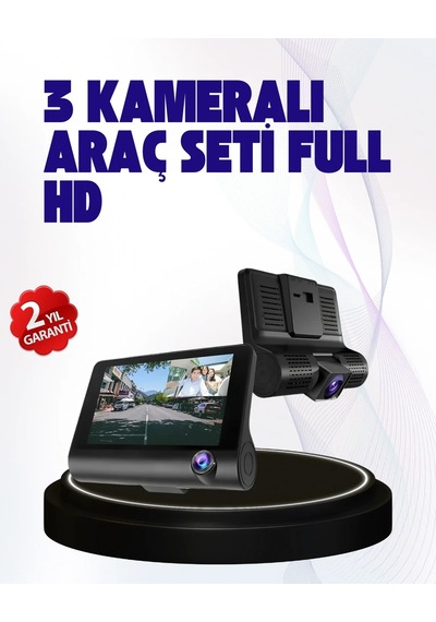 170 Geniş Açılı Araç Kamerası 4.0 Ips Ekranlı Full Hd Dvr 1