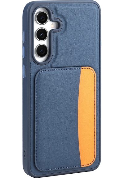 Galaxy Uyumlu A36 Kılıf Kartlıklı Zore X-kart Silikon Kapak - Siyah Siyah