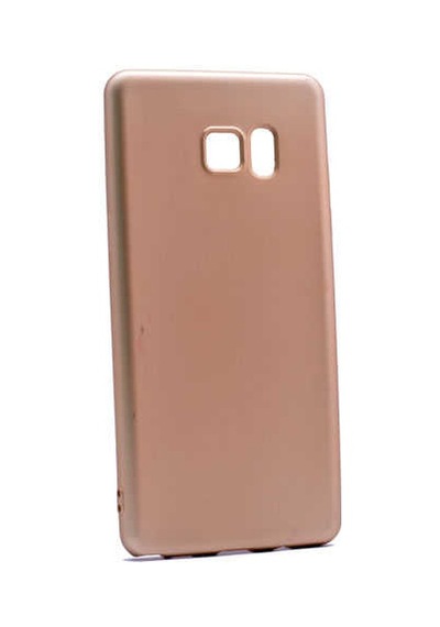 Galaxy Note 7 Kılıf Zore Premier Silikon Kapak Gold