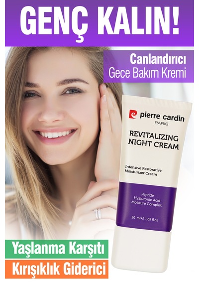 Pierre Cardin ve   Nemlendiricili Yoğun Gece Bakım Kremi 50 ML