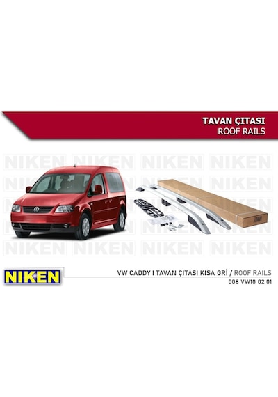Vw Caddy I Maxı Tavan Çıtası Uzun Gri 2005-2010 Arası Modeller Uy