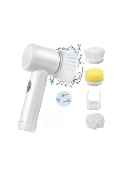 Sn-20457 Çok Fonksiyonlu Banyo Mutfak Lavabo Şarjlı Temizlik Fırçası Renkli