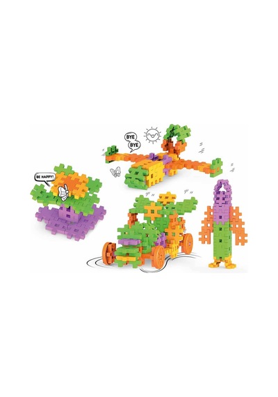 Fun Fun Puzzle 128 Parça Eğitici Yapı Blokları Zeka Geliştirici Tak Çıkar Oyuncak 3+ Yaş