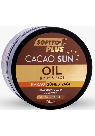 Softto Plus Kakao Güneş Yağı 100 Ml