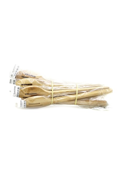 Taraklı Trk-414 Ahşap Kevgir Kaşık - 32 Cm- 10'li Paket Diğer