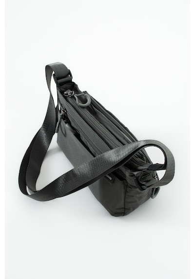 Glc Collection Sanmorris Glc -6020-kadın 4 Bölmeli Suya Dayanıklı Paraşüt Kumaş Ayarlanabilir Çapraz Askılı Çanta Koyu Gri