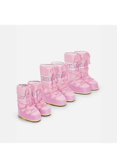 J001 Pink Gum Kar Botu Kadın 80d1400440-j001 Moon Boot Icon Nylon Pink 35-41 Pembe