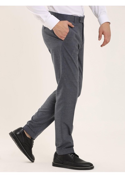 Dufy İndigo Erkek Regular Fit Pantolon - 97732 İndigo