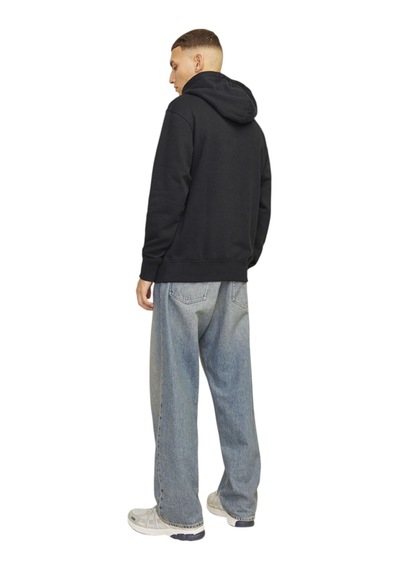 Jack & Jones Erkek Kapşonlu Sweet T-shirt 12262919 Sİyah