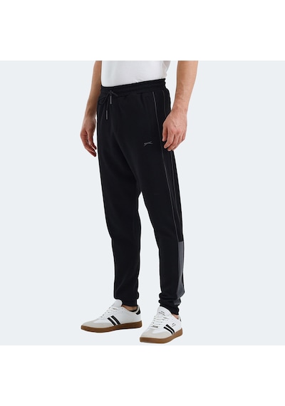 Slazenger VALARY Erkek Cepli Dar Paça Siyah Eşofman Altı