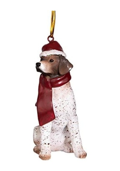 Christmas Ornaments - Xmas Pointer Yazlık Köpek Süsü