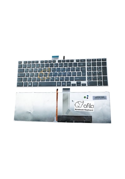 Toshiba Uyumlu C850,C855,L850,L855 Notebook Klavyesi Siyah Tr (Işıklı) - 545444389