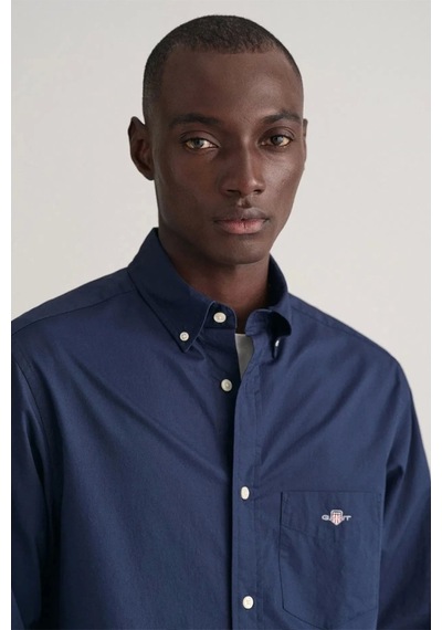 Gant Erkek Lacivert Regular Fit Gömlek Lacivert