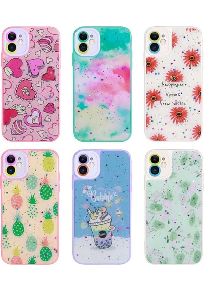 Apple Uyumlu iPhone 11 Kılıf Kamera Korumalı Sert Desenli Zore Pami Kap