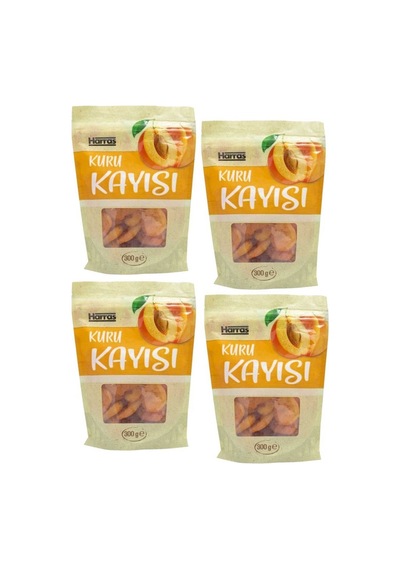 Yerli Kuru Kayısı Doğal Lezzet 4 Adet X 300 Gr 300 G